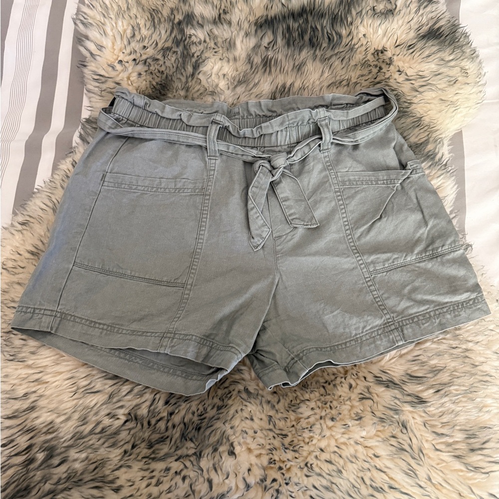 Stylish Green Abercrombie Girls Shorts